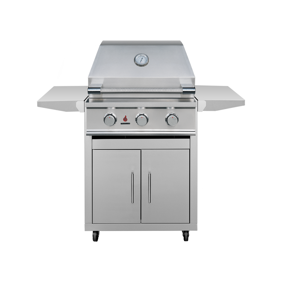 TrueFlame E Series 25-Inch Freestanding Gas Grill with Cart