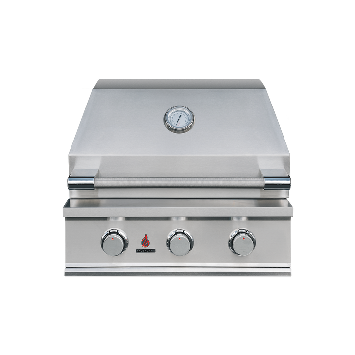 TrueFlame E Series 25-Inch Built-In Gas Grill — manufacturer front view