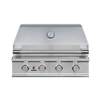 TrueFlame E Series 32-Inch Built-In Gas Grill — manufacturer front view