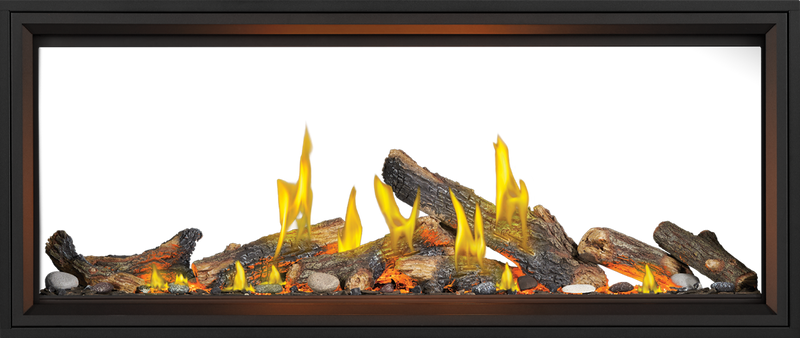 Napoleon Tall Linear Vector 62" See-Through Direct Vent Gas Fireplace - Model TLV62LN2