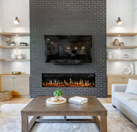 TruWood Premium Timber installed in a Modern Flames Orion electric fireplace