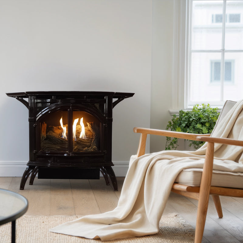 Empire Compact Cast Iron Vent-Free Gas Stove - Model VFD10CC