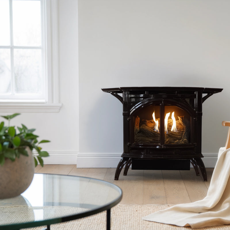 Empire Medium Cast Iron Vent-Free Gas Stove - Model VFD30CC