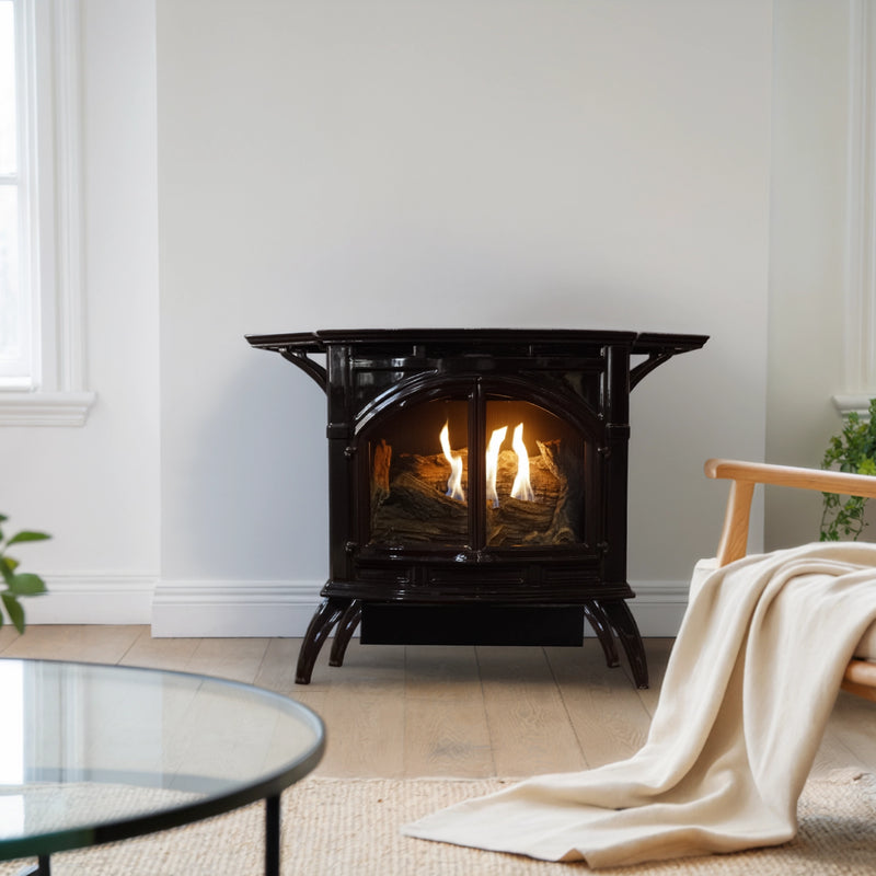 Empire Compact Cast Iron Vent-Free Gas Stove - Model VFD10CC