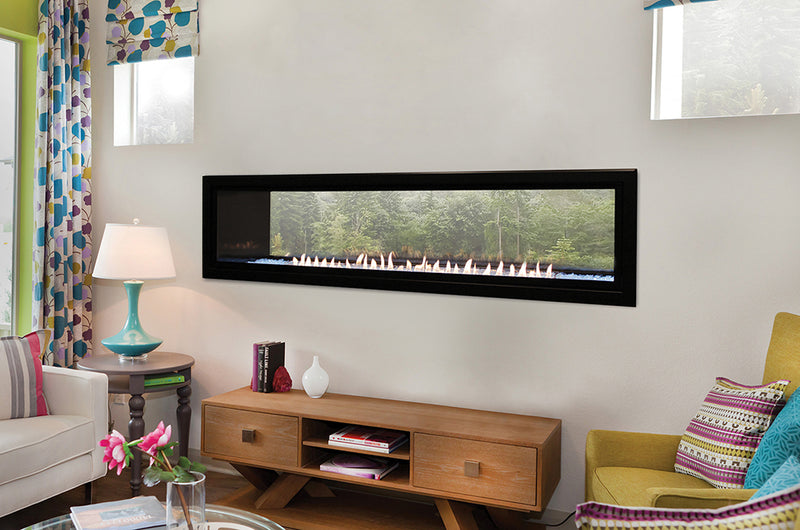 Empire Boulevard 60" See-Through Vent-Free Linear Indoor/Outdoor Gas Fireplace - Model VFLB60SP90-OUT