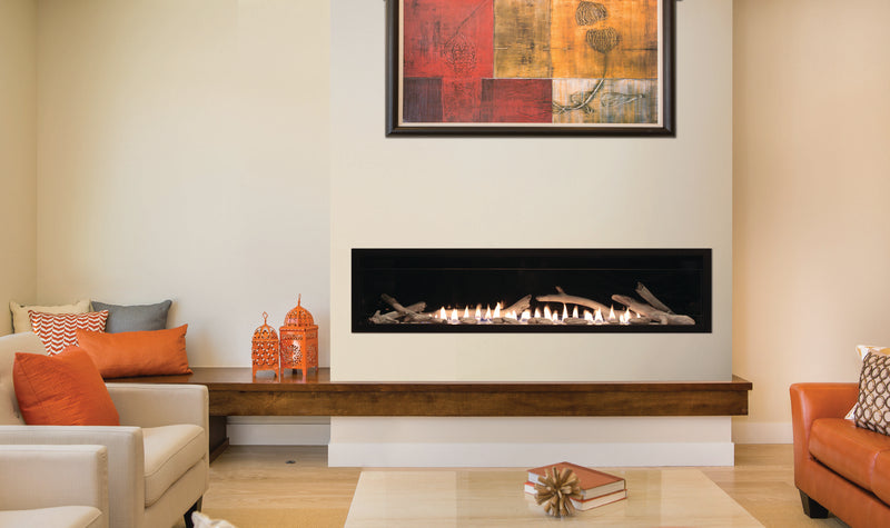 Empire Boulevard 60 vent-free with log set, room scene