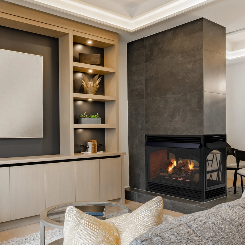 Empire Breckenridge Premium 36" Peninsula Vent-Free Gas Firebox - Model VFP36PB2E
