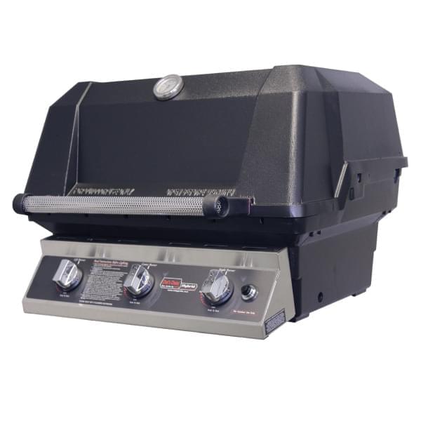 MHP W3G4LS 27-Inch Tri-Burn Gas Grill Head for Built-In Installation — head only