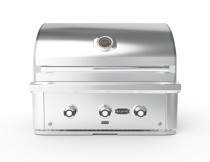 Wildfire Ranch Pro 30-Inch Built-In Gas Grill — stainless steel