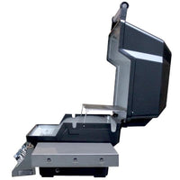 MHP WHRG4DD 27-Inch Hybrid Gas Grill Head — lid-open side profile