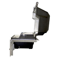 MHP WRG4LS 27-Inch Infrared Gas Grill Head for Built-In Installation — lid-open side profile