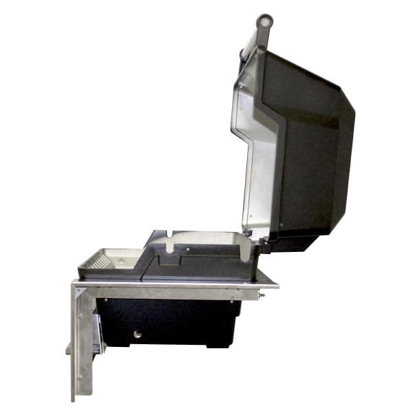 MHP WRG4LS 27-Inch Infrared Gas Grill Head for Built-In Installation — lid-open side profile