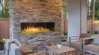 Majestic Lanai 60" Outdoor Linear Gas Fireplace - Model ODLANAIG-60