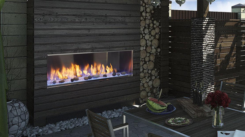 Majestic Lanai 48" Outdoor Linear Gas Fireplace - Model ODLANAIG-48