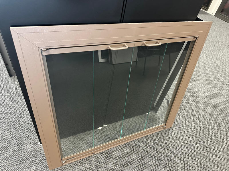 Savannah - Masonry Fireplace Glass Doors | Custom