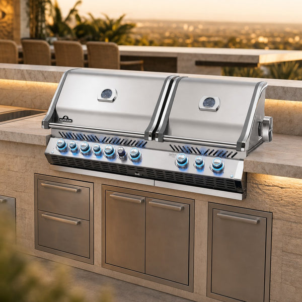 Napoleon Prestige PRO 825 RBI Built-In Gas Grill — lifestyle