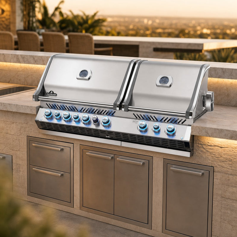 Napoleon Prestige PRO 825 RBI Built-In Gas Grill — lifestyle