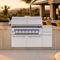 American Made Grills Muscle 54" Freestanding Hybrid Grill — lifestyle