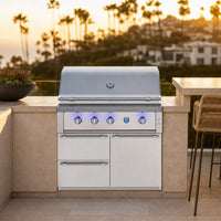 American Made Grills Estate 42-Inch Freestanding Gas Grill — lifestyle