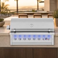 American Made Grills Ovation 54" Built-In Hybrid Grill — lifestyle