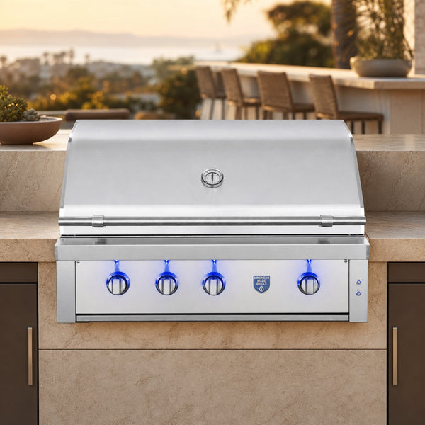 American Made Grills Estate Freedom 42-Inch Built-In Gas Grill — lifestyle