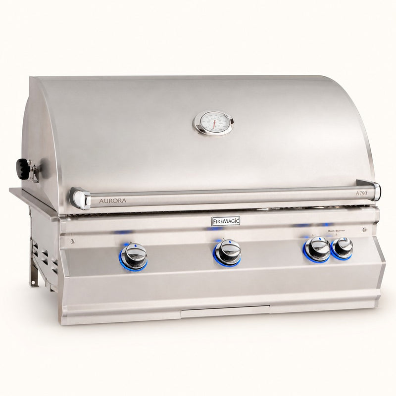 Fire Magic Aurora A790i 36" Built-In Natural Gas Grill with Analog Thermometer — studio