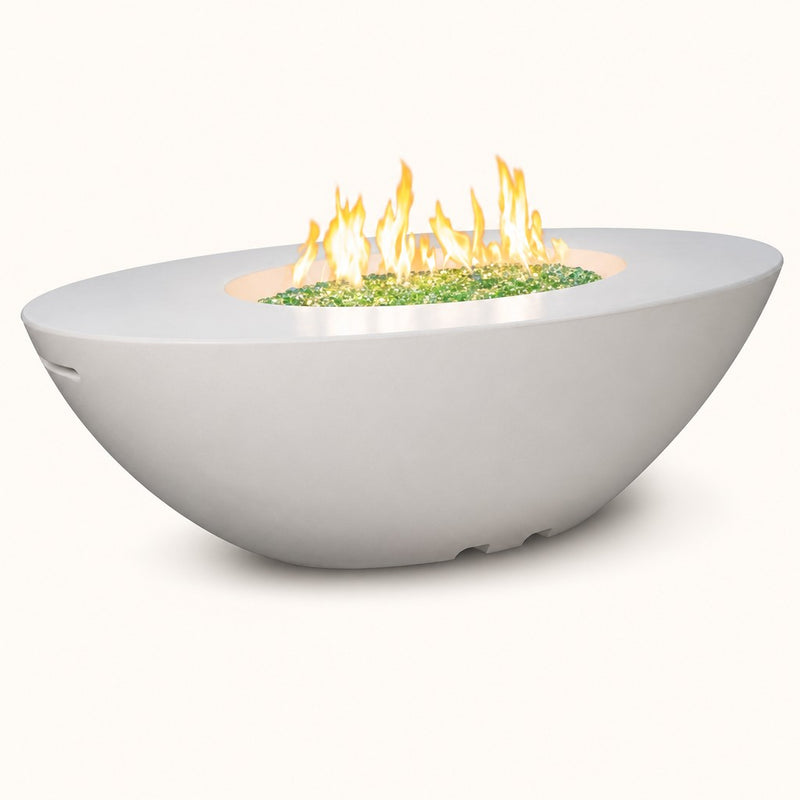 American Fyre Designs Calais 60" Oval Gas Fire Table — studio
