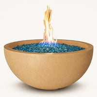 American Fyre Designs 36" Round Gas Fire Bowl — studio
