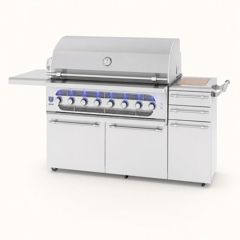 American Made Grills Muscle 54" Freestanding Hybrid Grill — studio