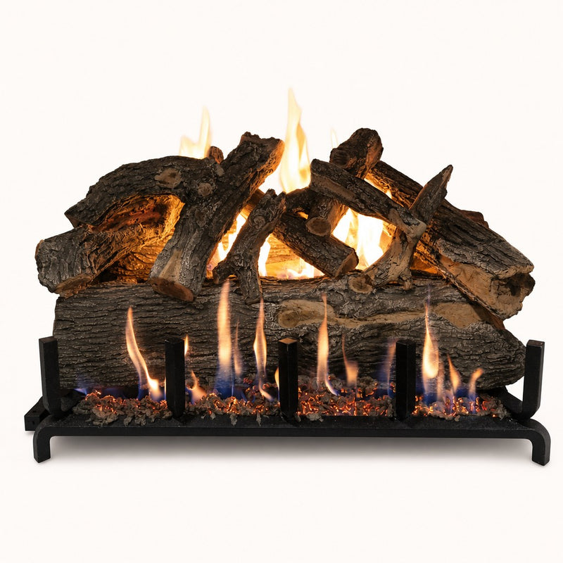 Grand Canyon Jumbo 48" Arizona Weathered Oak Vented Gas Log Set - 15 Piece — studio