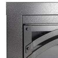 Alexander Natural Iron Masonry Fireplace Door | Standard Sizes - ExceptionalFire