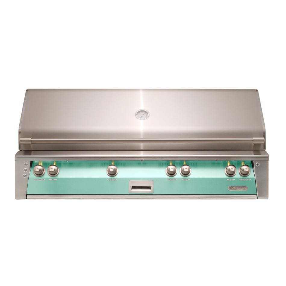 Alfresco ALXE 56-Inch Built-In Natural Gas All Grill With Sear Zone And Rotisserie in Signal Gray - ExceptionalFire