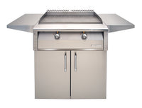 Alfresco 30-Inch Dual-Zone Gas Griddle with Cart