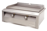 Included griddle head front-angle detail; complete offer includes the cart shown in the first image