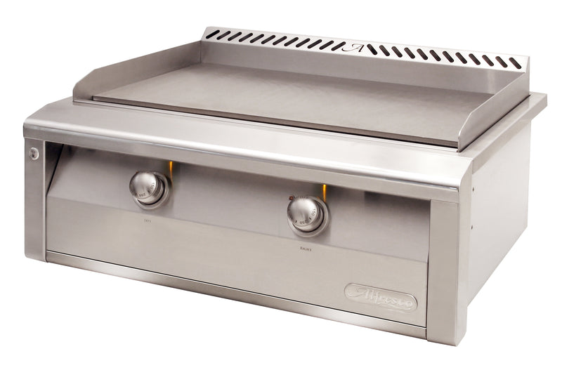 Included griddle head front-angle detail; complete offer includes the cart shown in the first image