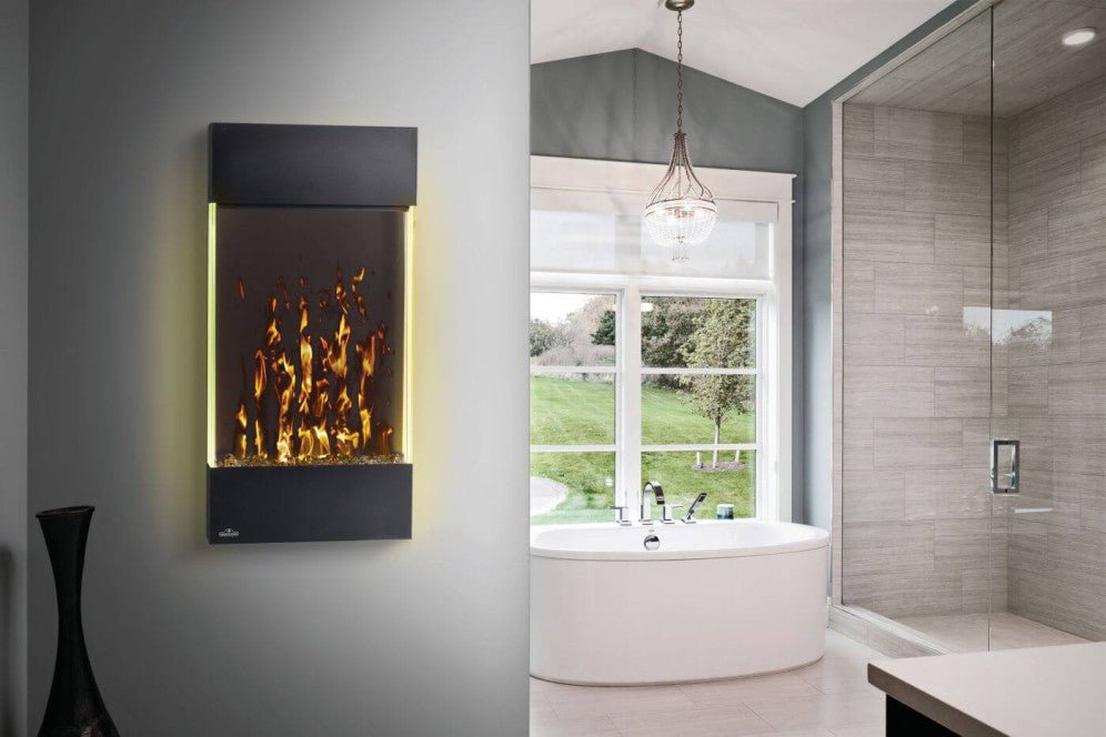 Allure™ Vertical 32 Wall Hanging Electric Fireplace - Model NEFVC32H