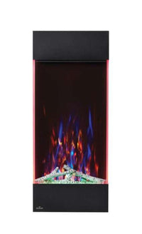 Allure™ Vertical 38 Wall Hanging Electric Fireplace - Model NEFVC38H - ExceptionalFire