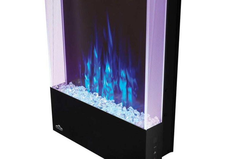Allure™ Vertical 38 Wall Hanging Electric Fireplace - Model NEFVC38H - ExceptionalFire