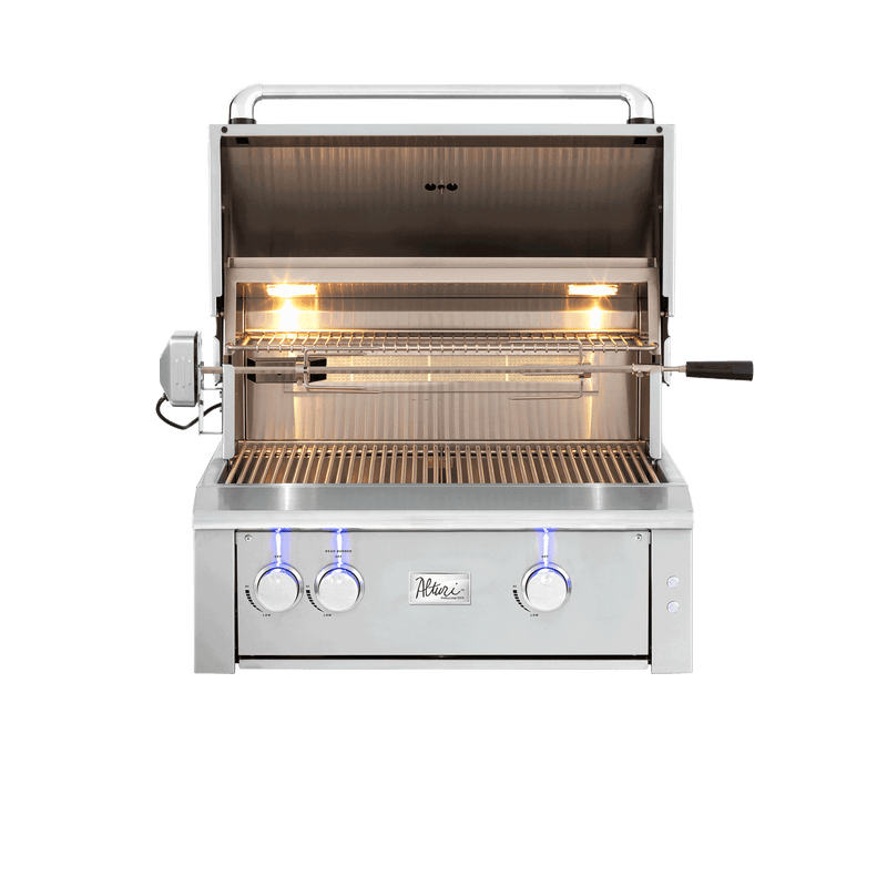 Alturi 30" Built-in Grill — open view