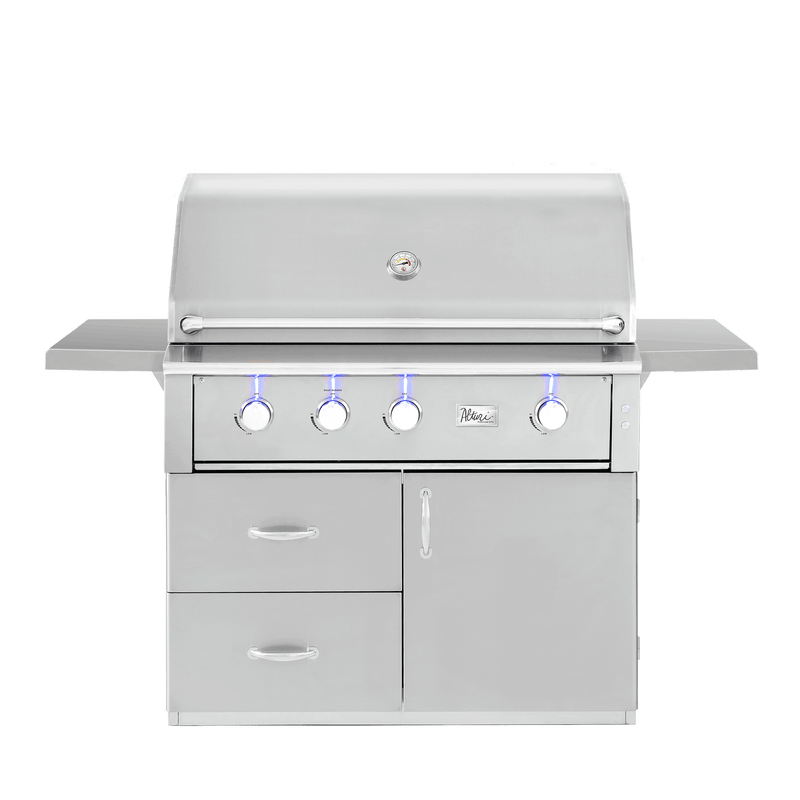 Alturi 42" Freestanding Grill — closed view