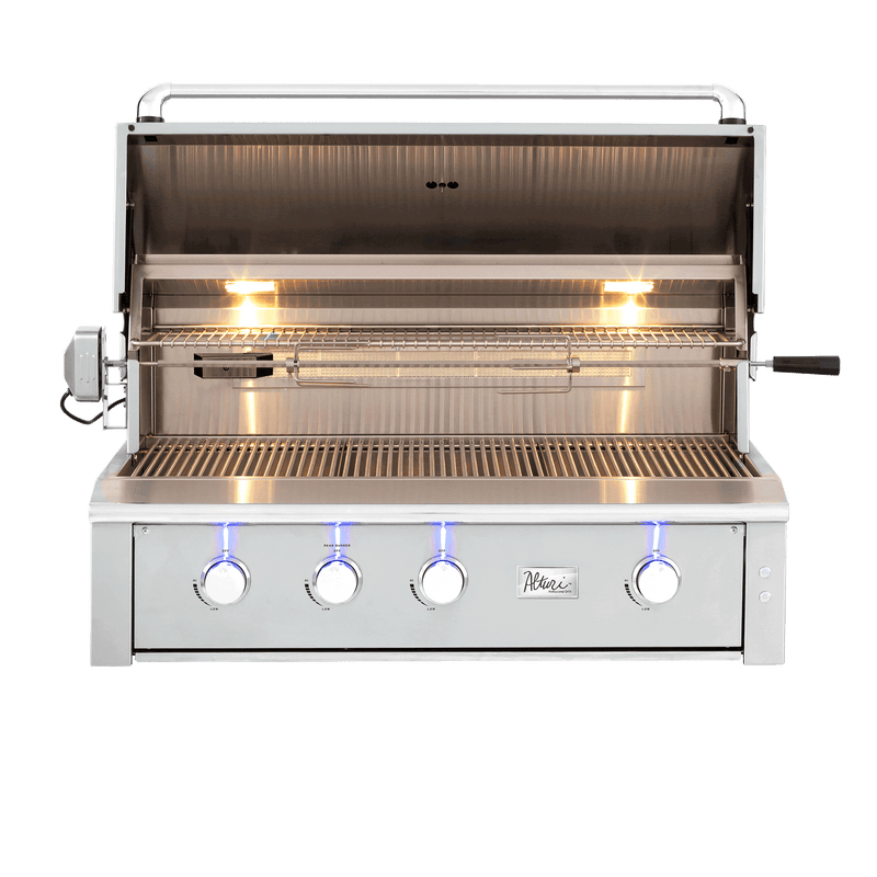 American Made Grills Alturi 42" Built-In Gas Grill with Stainless Steel Burners & Rotisserie