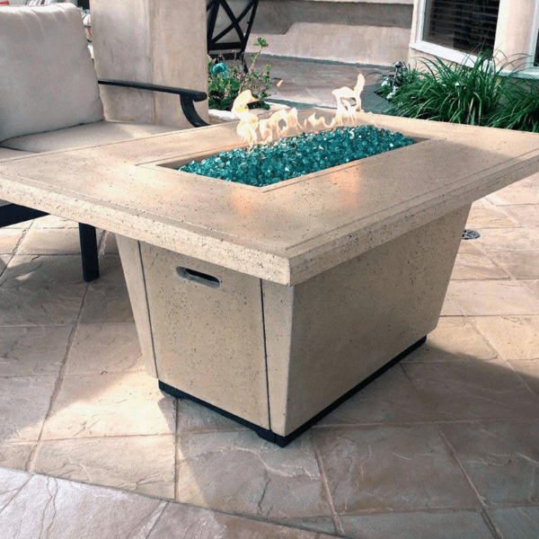 American Fyre Designs Cosmopolitan 54" Rectangle Gas Fire Table