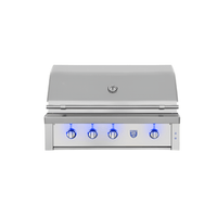 American Made Grills Estate 42 inch stainless steel gas grill with rotisserie and LED lighting