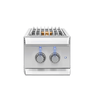 American Made Grills Muscle Double Side Burner outdoor kitchen grill with double burners