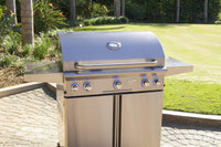 American Outdoor Grill 36-Inch L-Series 3-Burner Portable Gas Grill with Rotisserie Backburner & Side Burner