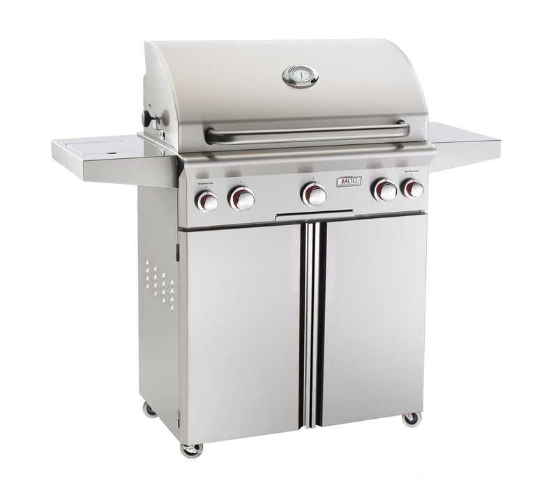 American Outdoor Grill 30" T Series Portable 3-Burner Gas Grill with Cart (Propane)