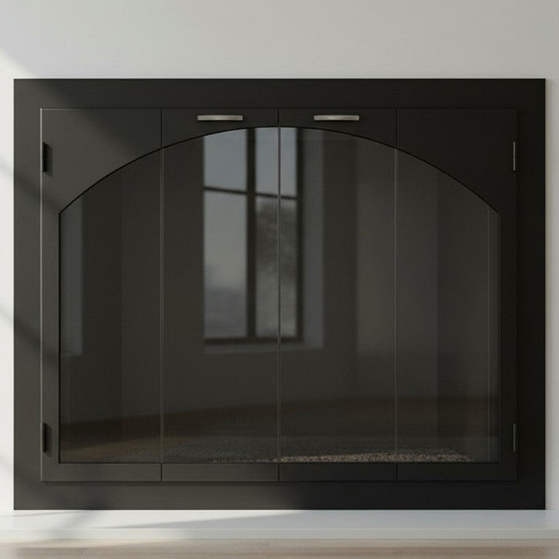 Carolina Steel Fireplace Glass Door Arch Conversion | Masonry & Zero Clearance | Custom