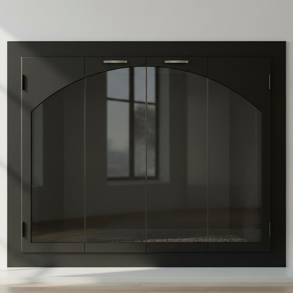 Carolina Steel Fireplace Glass Door | Masonry & Zero Clearance