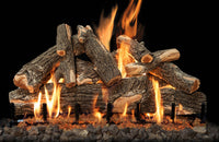 36" Arizona Weathered Oak Vented Gas Log Set | Grand Canyon