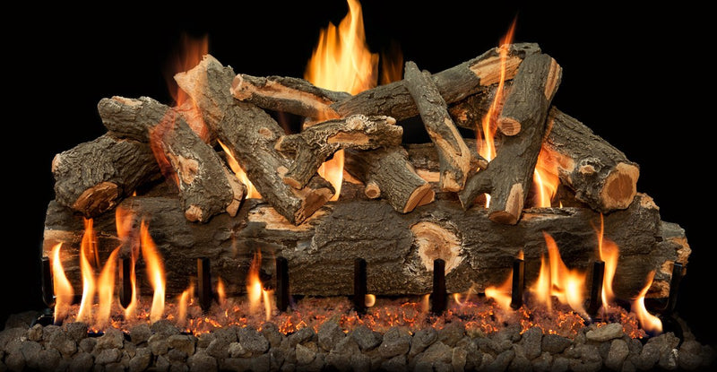 42" Arizona Weathered Oak Vented Gas Log Set | Grand Canyon